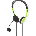 Nedis PC-Headset | On-Ear | 2x 3,5 mm Connectoren | 2,0 m | - Groen