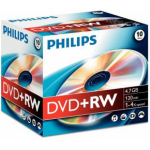 Philips 1x10 DVD+RW 4.7GB 4x JC