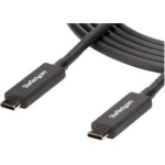 Startech .com 2m Thunderbolt 3 USB-C kabel (40Gbps) Thunderbolt en USB compatibel