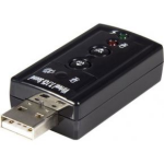 Startech .com Virtuele 7.1 USB Stereo Audio Adapter Externe Geluidkaart