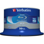 Verbatim 1x50 BD-R Blu-Ray 25GB 6x Speed Datalife No-ID Cakebox