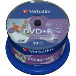 Verbatim DVD+R 16X 50st. Spindle Printable