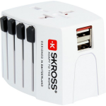 Skross World Adapter MUV USB Binnen - Wit