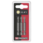 Facom Set van 3 bits titanium voor schroeven Phillips® EP632T.J3 -