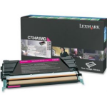 Lexmark C73x, X73x 6K retourprogr. tonercartr. - Magenta