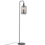 Light & Living Vloerlamp 35,5x28x155 cm LEKAR - smoke glas - Grijs