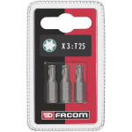 Facom Set van 3 bit voor schroeven Torx® EX.1 -