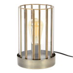 Hoyz - Industriele Tafellamp - Vintage Metaal - Tafellamp Cylinder Vorm - Goud