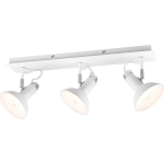 BES LED Led Plafondspot - Trion Rollo - E14 Fitting - 3-lichts - Rechthoek - Mat Wit - Aluminium