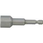 Dopsleutelbit | met 6-kant aandrijving | sleutelwijdte 6 mm | lengte 60 mm met magneet - 4000821000