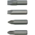 Set bits | 4 delig | 5/16 inch sleuf 8 + 10 mm, PH 2 + 3 | v. 4000828191 - 4000828192