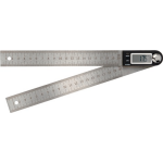 Hoekmeter | raillengte 200 mm | aflezing 0,1 graden | digitaal - 4000858714