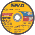 DeWalt DT20592-QZ Doorslijpschijf | Metaal | 76 x 1.0 x 20 mm | 3 stuks