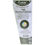 Exacompta Tabstrook met perforatie FOREVER 180g trapezium 105x240mm Pak van 100