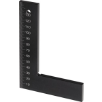 Hoek | DIN 875/I | beenlengte 75 x 50 mm | aluminium - 4000858061