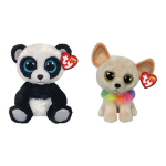 ty - Knuffel - Beanie Boo&apos;s - Bamboo Panda & Chewey Chihuahua