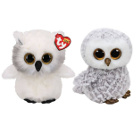 ty - Knuffel - Beanie Buddy - Austin Owl & Owlette Owl