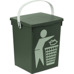 e Vuilnisbak/afvalbak Voor Gft/organisch Afval 5 Liter - Prullenbakken - Groen