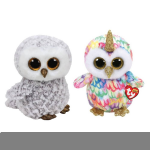 ty - Knuffel - Beanie Buddy - Owlette Owl & Enchanted Owl