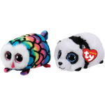ty - Knuffel - Teeny &apos;s - Hootie Owl & Bamboo Panda