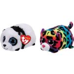 ty - Knuffel - Teeny &apos;s - Bamboo Panda & Jelly Leopard