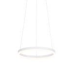 QAZQA Design hanglamp wit 40 cm incl. LED 3 staps dimbaar - Anello