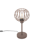 QAZQA Design tafellamp roestbruin - Johanna