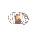 QAZQA Design wandlamp roestbruin 39 cm - Johanna