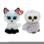 ty - Knuffel - Beanie Buddy - Atlas Fox & Owlette Owl