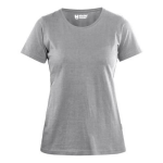 Blaklader T-shirt Dames 3334 - ronde hals - grijs