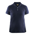 Blaklader Poloshirt Dames korte mouw knoopsluiting 3390 - marineblauw