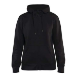 Blaklader Hoodie Dames met 1-weg rits 3395 - zwart