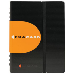 Exacompta Visitekaarthouder Exactive 20x14.5cm met pochetten Exacard 120 kaart
