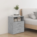 Vidaxl Nachtkastje 50x32x60 Cm Beton - Gris