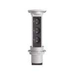 Kopp 939614013 Inbouwstekkerdoos 3-voudig Aluminium (geborsteld) GST18i aansluitbus 1 stuk(s)