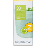 Simplehuman Composteerbare Afvalzakken, 4 Liter, Code Z, 30 Stuks - - Groen
