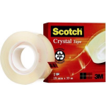 3M™ FT-5100-3060-2 7100027387 Plakband Scotch Crystal Clear 600 Transparant (l x b) 33 m x 19 mm 33 m - Wit