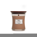 Woodwick Kaars Medium Cashmere - 11 Cm / ø 10 Cm - Bruin