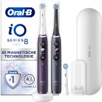 Oral-b Io 8 - Paars En Zwart - Elektrische Tandenborstels - Duopack