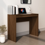 Vidaxl Bureau 90x40x72 Cm Bewerkt Houteikenkleurig - Bruin