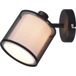 BES LED Led Wandspot - Wandverlichting - Trion Bidon - E14 Fitting - 1-lichts - Rond - Mat - Aluminium - Zwart