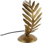 Ylumen Tafellamp Palm 1 Blad H 24 Cm Goud - Bruin