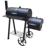 Fire Beam Houtskool Barbecue - Grilloppervlak (Lxb) 35 X 66 Cm - Smoker - Zwart
