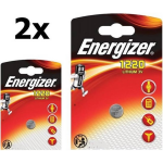 Energizer 2 Stuks - Cr1220 3v 40mah Lithium Knoopcelbatterij