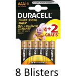 Duracell 48 Stuks (8 Blisters A 6 St) Batterijen Aaa