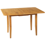 Beliani Masela - Eettafel-lichte Houtkleur-rubberhout - Marrón