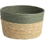 Gusta Jute Opbergmand ø25x15cm Groen