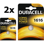Duracell 2 Stuks Cr1616 Lithium Batterij