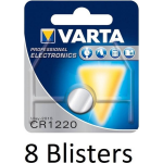 Varta 8 Stuks (8 Blisters A 1 St) Cr 1220 Wegwerpbatterij