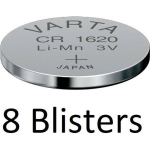 Varta 8 Stuks (8 Blisters A 1 St) Cr1620 Wegwerpbatterij Lithium